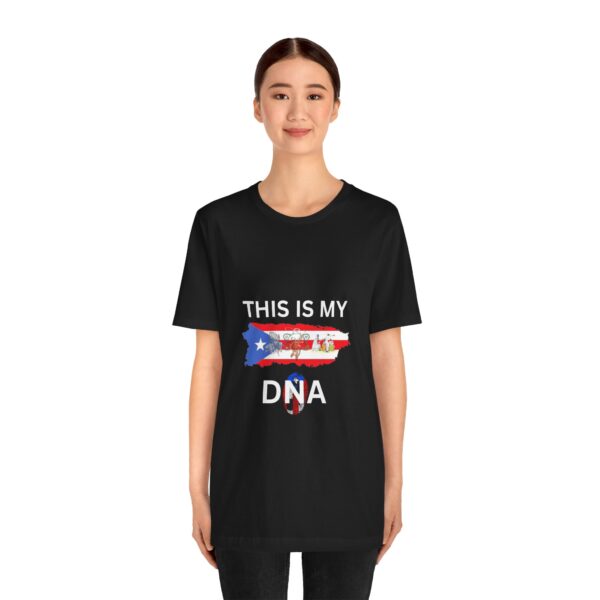 This is my DNA T-shirt - Puerto Rico (English) - Unisex - Image 3