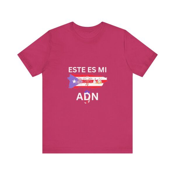 This is my DNA T-shirt Series: "Este es mi ADN" - Puerto Rico (Spanish) - Unisex - Image 49