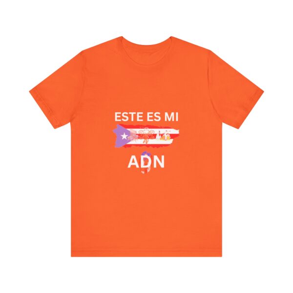 This is my DNA T-shirt Series: "Este es mi ADN" - Puerto Rico (Spanish) - Unisex