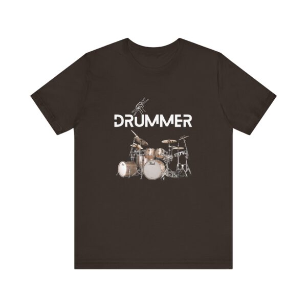 Unisex "Drummer" T-shirt designed by Dr. Jose Rosa