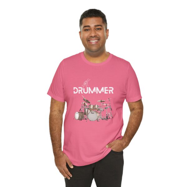 Unisex "Drummer" T-shirt designed by Dr. Jose Rosa - Image 99