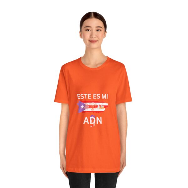 This is my DNA T-shirt Series: "Este es mi ADN" - Puerto Rico (Spanish) - Unisex - Image 3