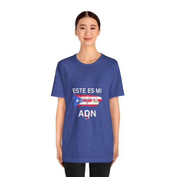 This is my DNA T-shirt Series: "Este es mi ADN" - Puerto Rico (Spanish) - Unisex - Image 39