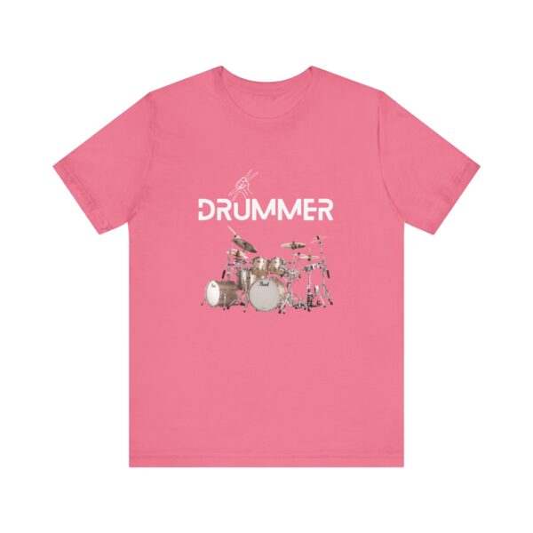 Unisex "Drummer" T-shirt designed by Dr. Jose Rosa - Image 91