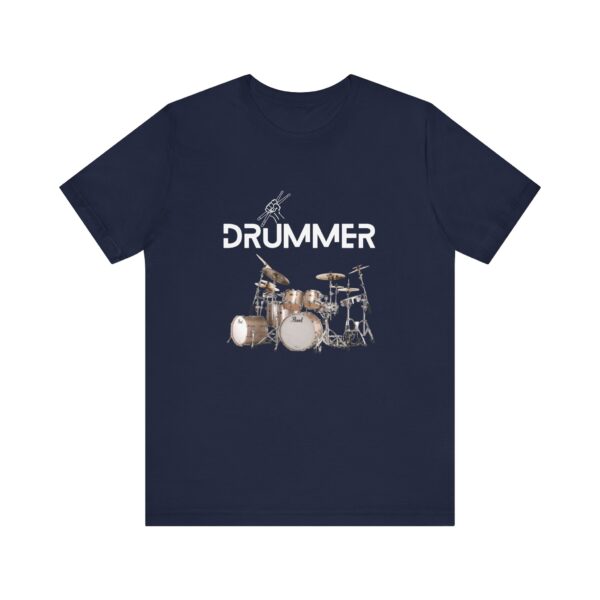 Unisex "Drummer" T-shirt designed by Dr. Jose Rosa - Image 82