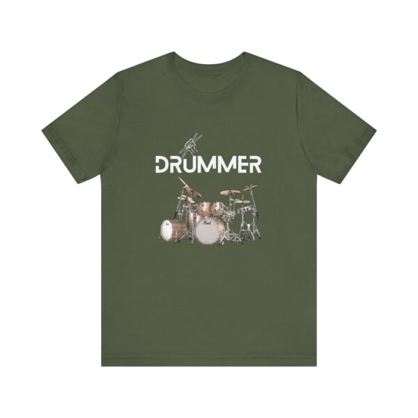 Unisex "Drummer" T-shirt designed by Dr. Jose Rosa - Image 28