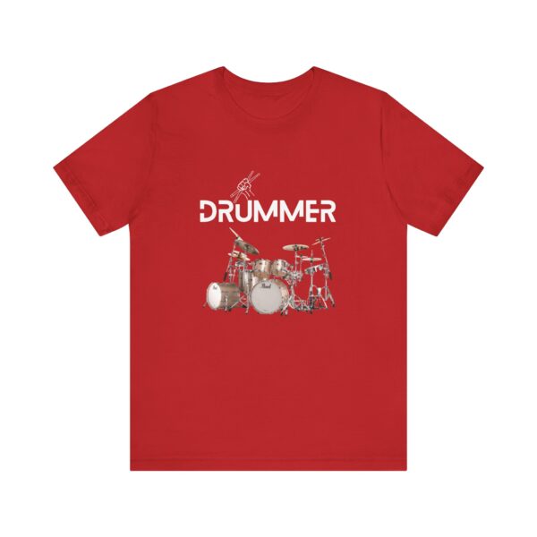 Unisex "Drummer" T-shirt designed by Dr. Jose Rosa - Image 109